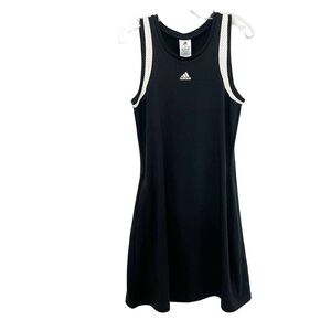 Adidas Black and White Sleeveless workout Sheath Dress